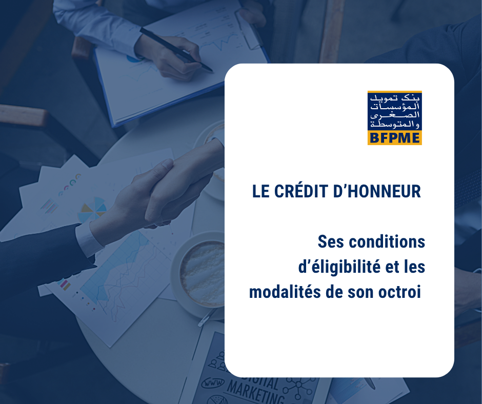 Octroi des crédits et des financements sur l’honneur